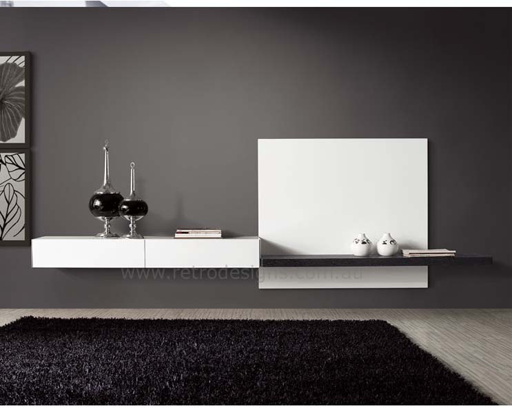 Lynia High Gloss D�cor Hanging Cabinet